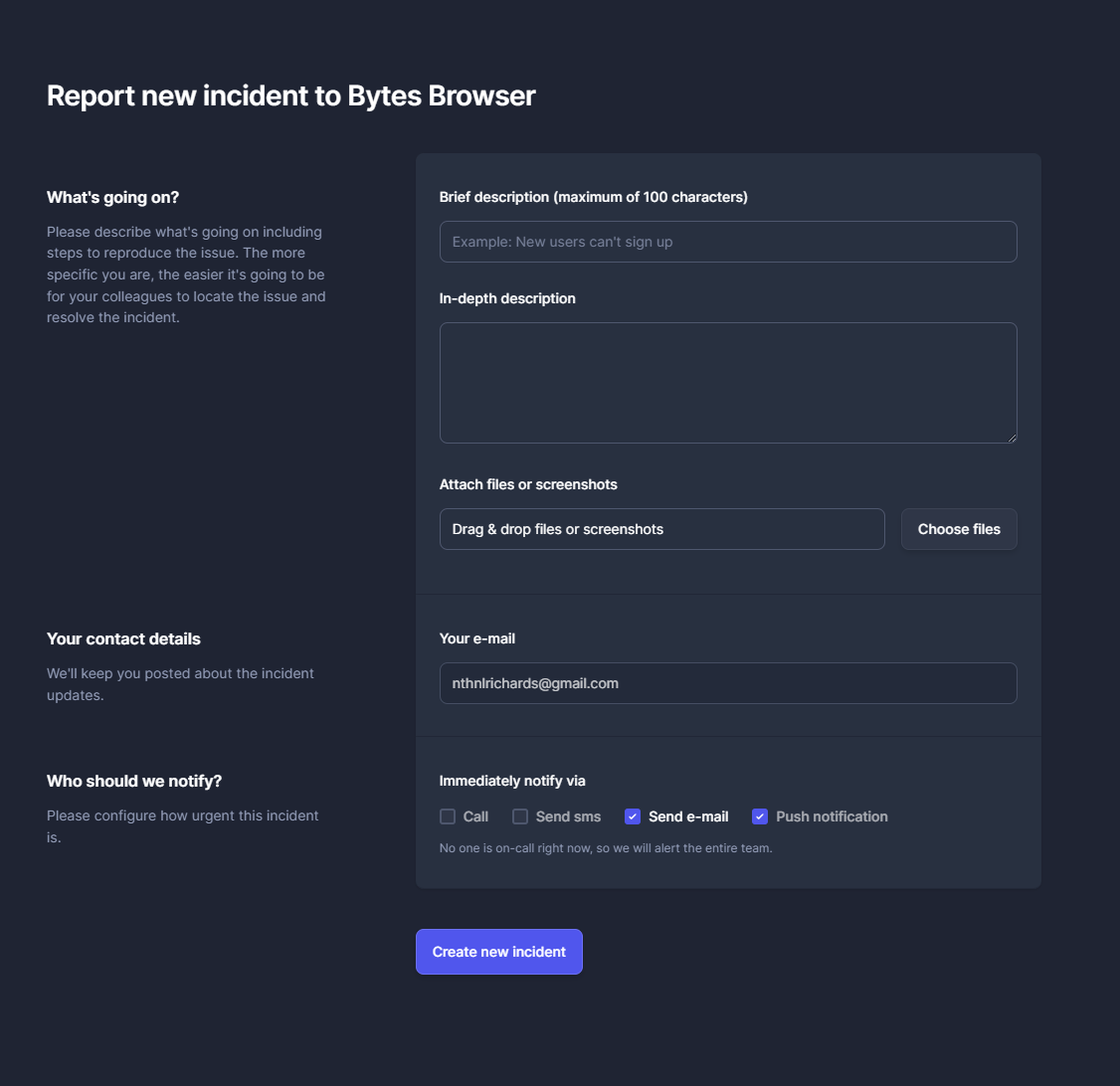 Reporting
